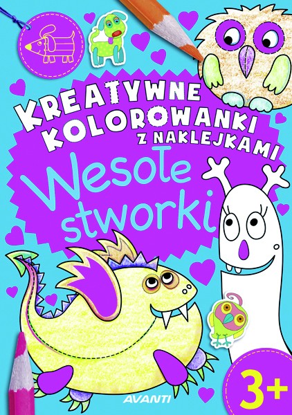 Weso E Stworki Kreatywne Kolorowanki Z Naklejkami