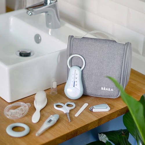 Beaba Kosmetyczka z 9 akcesoriami Green Blue 0+
