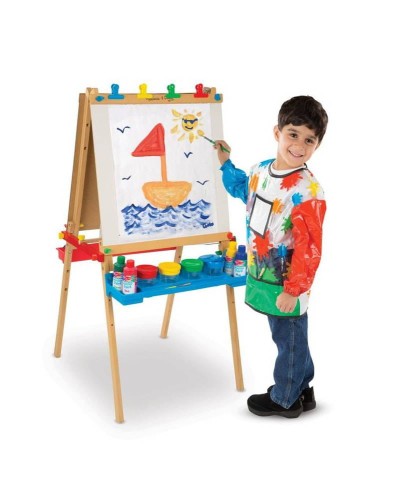 Melissa & Doug Drewniana tablica dwustronna Deluxe regulowana 