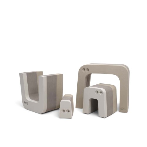 Mrówkojad zabawka sensoryczna dla dzieci Sand Grey| bObles
