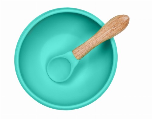 Minikoiioi Miseczka Silikonowa z Pokrywką Zielona 