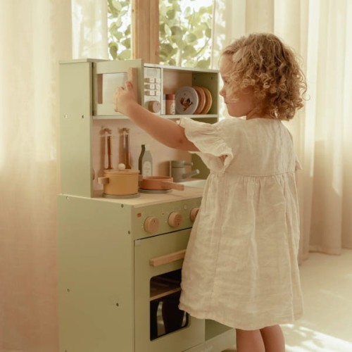 Little Dutch Drewniana Kuchnia Miętowa FSC 3+