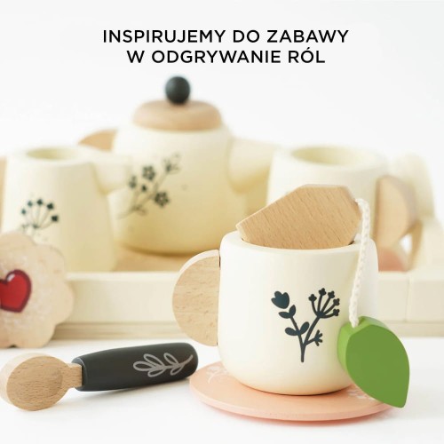 Le Toy Van Drewniany Zestaw do Herbaty i Kuchni 3+ | Fabryka Wafelków