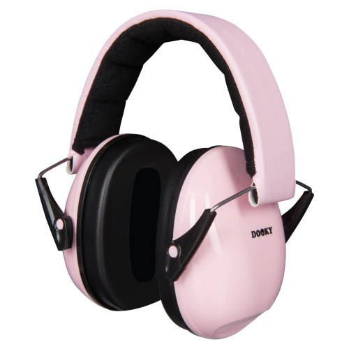 DOOKY  Słuchawki ochronne Junior pink 3+