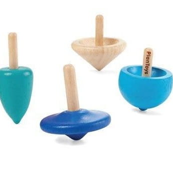 Plan Toys Mini zabawa zręcznościowa 4 bączki 3+