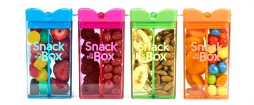 SNACK IN THE BOX Pojemnik na przekąski pomarańczowy
