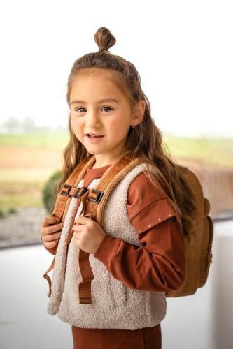 KIDZROOM Plecak dla dzieci Beary Excited Brown 
