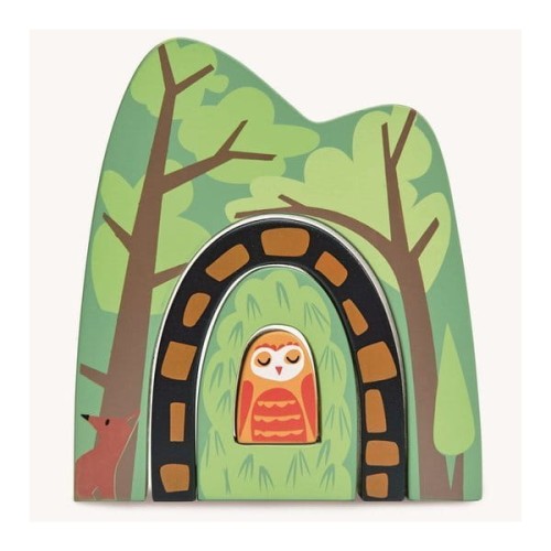 Tender Leaf Toys Leśny Tunel Akcesoria do Kolejki 3+