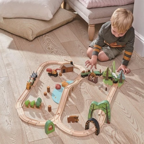 Tender Leaf Toys Leśny Tunel Akcesoria do Kolejki 3+