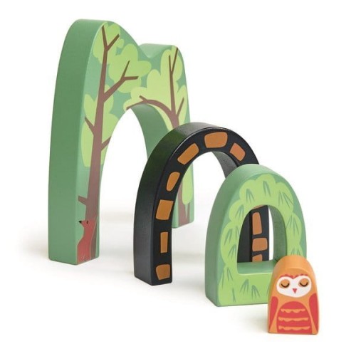 Tender Leaf Toys Leśny Tunel Akcesoria do Kolejki 3+