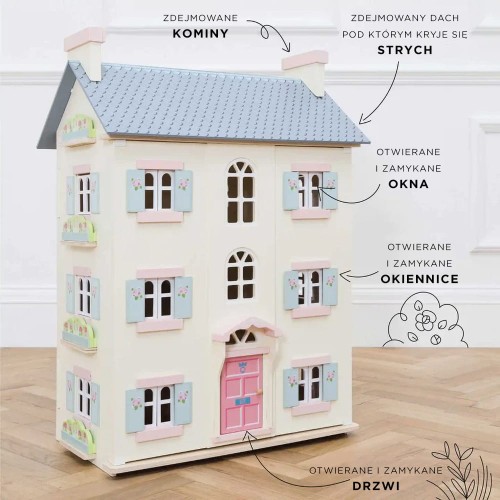 Drewniany domek dla lalek Cherry Tree Hall | Le Toy Van