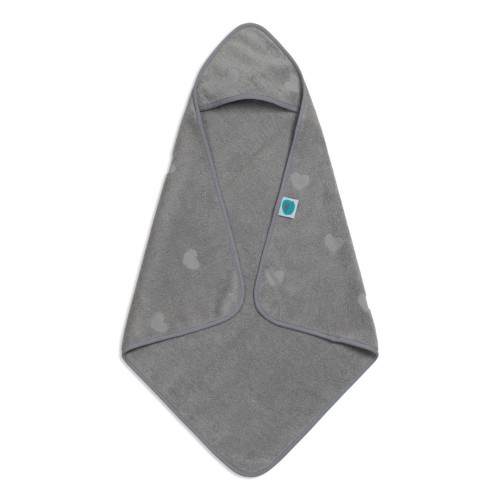 Ręcznik bawełniany z kapturem 85x85cm - Grey