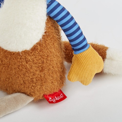 Pierwsza przytulanka Lis – pluszowa, patchworkowa maskotka 39 cm | sigikid