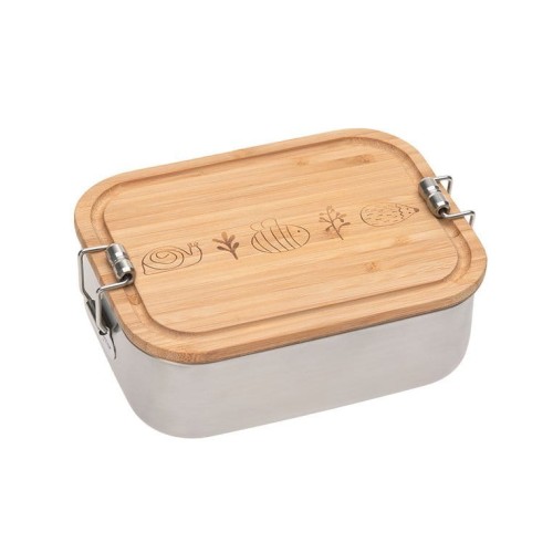 Lassig Lunchbox Stal Nierdzewna Bambus Garden Explorer