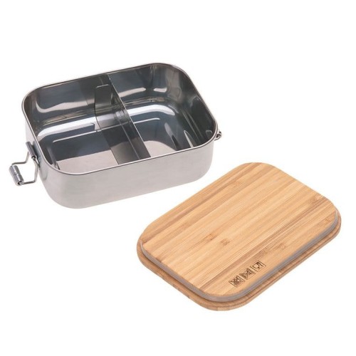 Lassig Lunchbox Stal Nierdzewna Bambus Garden Explorer