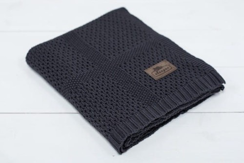 Sleepee Kocyk Bambusowy Ultra Soft Lovely Graphit 0+