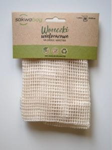 Sakwabag Worek na zakupy zero waste duży 30x40cm