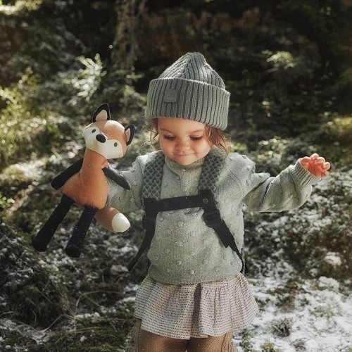 Elodie Details Czapka Wełniana Deco Turquoise 6-12m