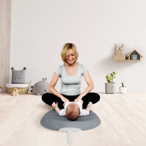 Shnuggle Mata do zabawy Yoga Grey 0+