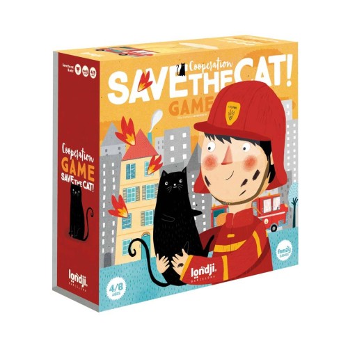Londji Gra kooperacyjna Save the cat Uratuj Kotka 3+