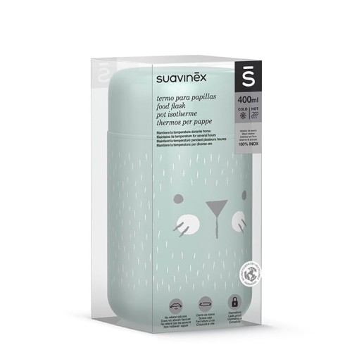 Suavinex Hygge Termos na jedzenie stal 350 ml Miętowy