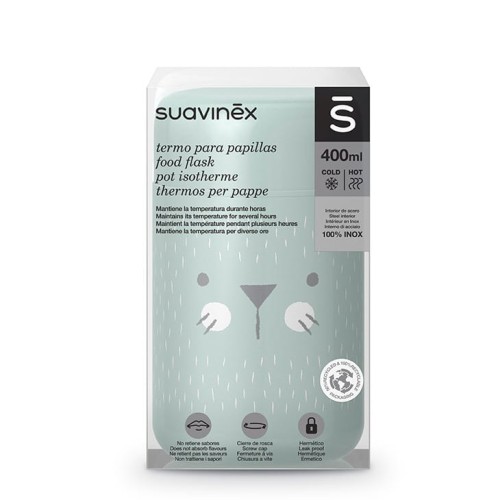 Suavinex Hygge Termos na jedzenie stal 350 ml Miętowy