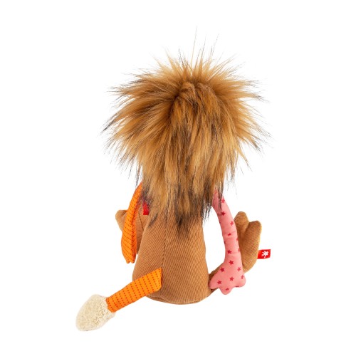 Pierwsza przytulanka Lew – patchworkowa maskotka 32 cm | sigikid