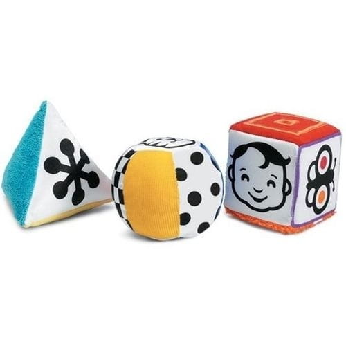 Klocki materiałowe PS5660 dla dzieci 6m+ | Fabryka Wafelków