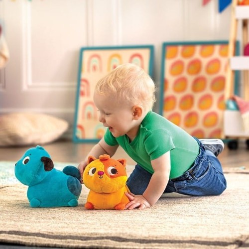 Btoys Wędrujący piesek z odgłosami 6m+ | Zabawka do nauki raczkowania