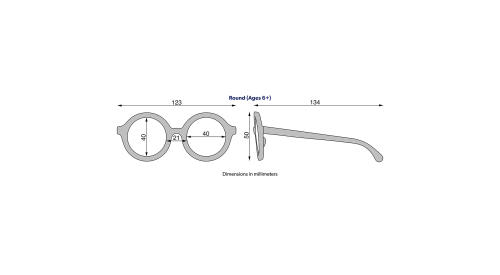 Babiators Okulary Round Sage 6+ Ochrona UV400