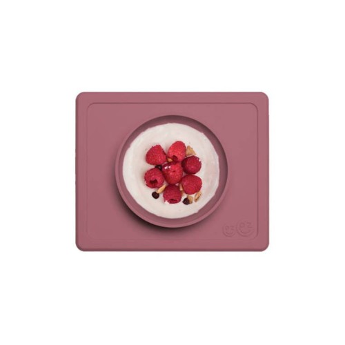 EZPZ Mini Bowl Miska z Podkładką Silikonowa Niemowląt Mauve