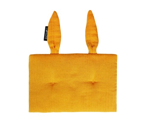 Lullalove Poduszka Królik Muślin Mango 30×40 cm