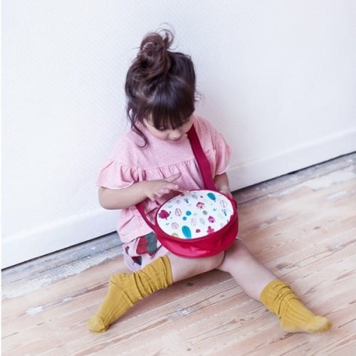 LILLIPUTIENS, Okrągła torebka przez ramię Czerwony Kapturek 18 cm