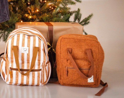 KIDZROOM Plecak dla dzieci L Stripe Frenzy Brown 