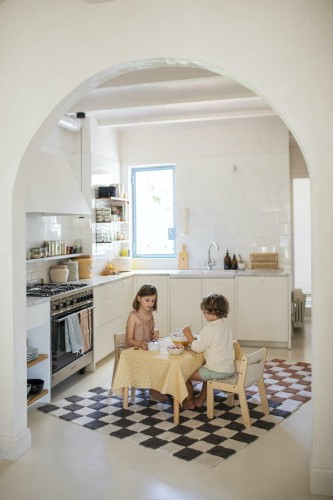 Lorena Canals Dywan bawełniany Kitchen Tiles Toffee 120x160