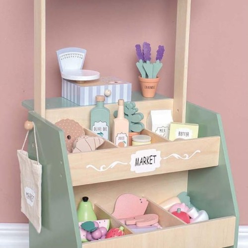 JaBaDaBaDo Drewniany Sklep Stragan z Akcesoriami 3+