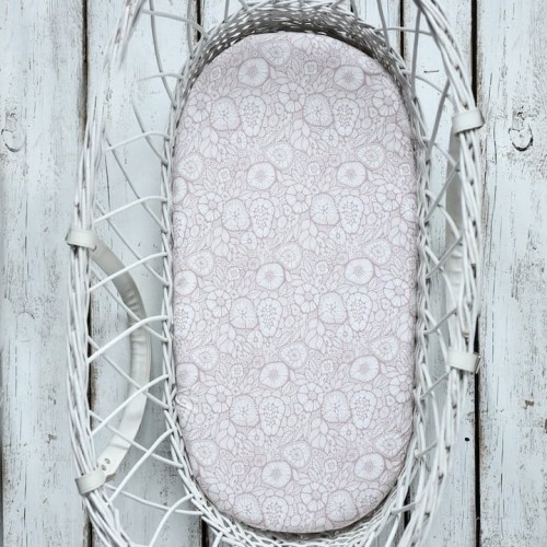 Sleepee Prześcieradło do gondoli We Care 2-pak Pink/Wiewióry