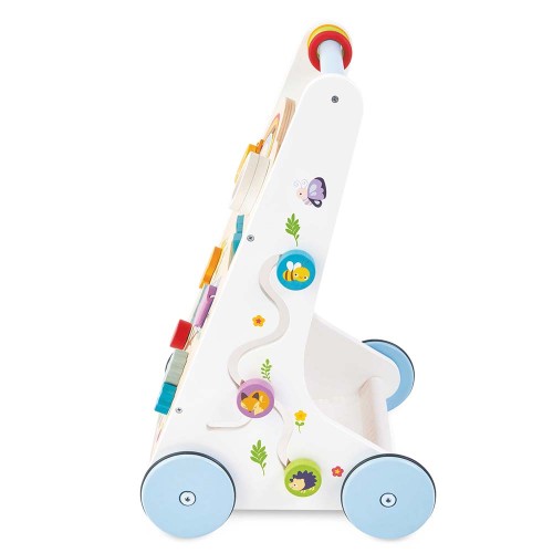 Drewniany chodzik edukacyjny, pchacz, sensoryczna zabawka dzieci Le Toy Van