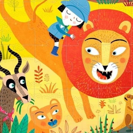 Londji Puzzle Roar Dzikie Zwierzęta 36el 3+