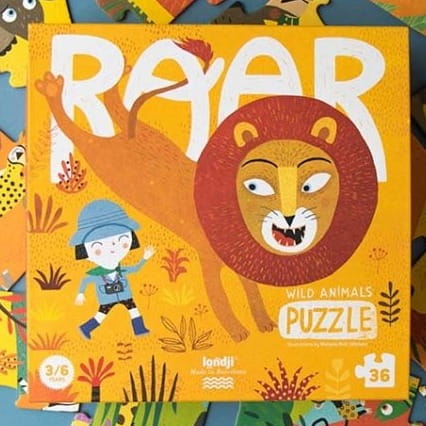 Londji Puzzle Roar Dzikie Zwierzęta 36el 3+