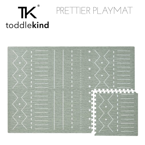 Mata piankowa puzzle duże Prettier Playmat zielona