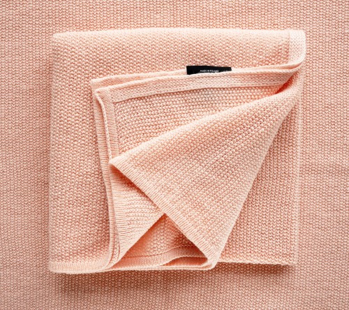 Lullalove, Kocyk otulacz merino PREMIUM brzoskwiniowy