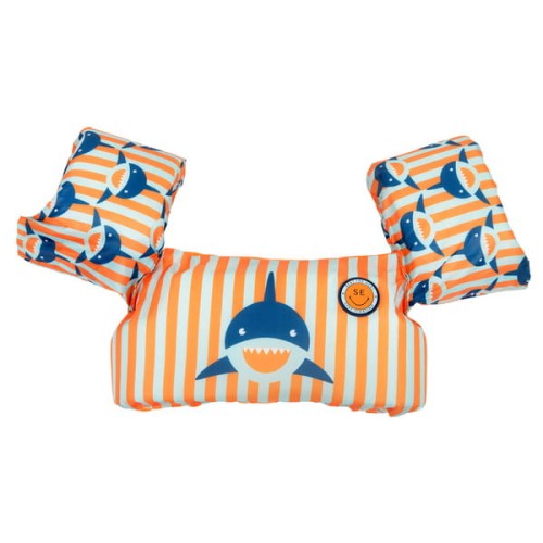 The Swim Essentials, piankowy pas z rękawkami do nauki pływania 2-6 lat Sharks