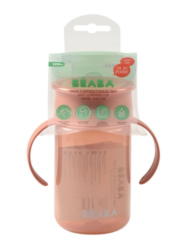 Beaba, Kubek treningowy 360° pink