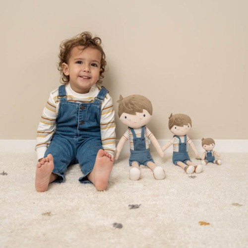 Little dutch, Lalka szmaciana 50 cm Jim  