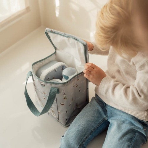 Little Dutch,  Zestaw lunch box  i bidon  Sailors Bay