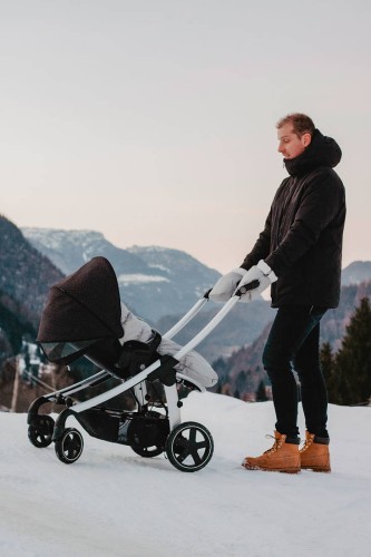 Beaba, Śpiworek zimowy do wózka 6-24m Black