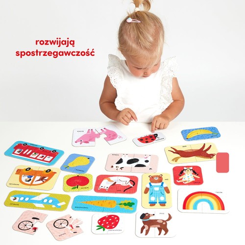 Czuczu,  Puzzle do pary  CzuCzu 18m+ pierwsze słowa