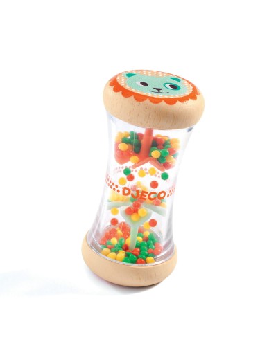 Djeco Grzechotka PITI PLUI drewniana deszczownica 3m+