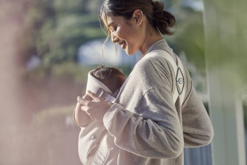 BabyBjorn Nosidełko Mini 3D Jersey Jasny Beż 0–12